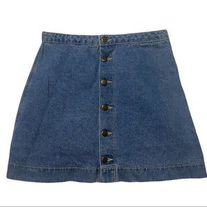Ameican apparel button down skirt